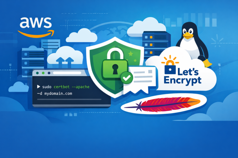 2025 AWS User Guides: Phase 1.3 Installing Let’s Encrypt SSL Certificate on Amazon Linux 2023 with Apache